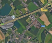 De site van de snelwegparking