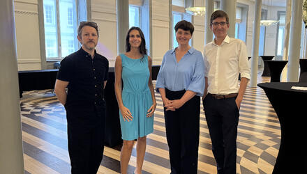 Frederik Sioen, An Christiaens, Griet Vanryckegem en Gijs Degrande